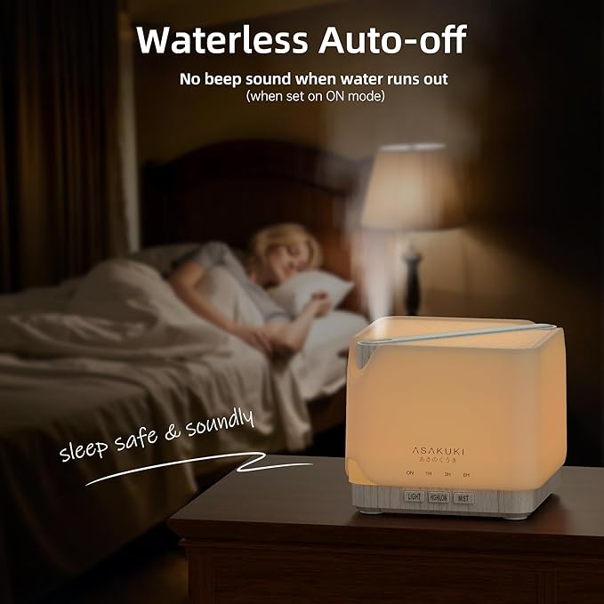 ASAKUKI 700 ml Premium Essential Oil Diffuser, 5 in 1 Ultrasonic Aromatherapy - Image 6