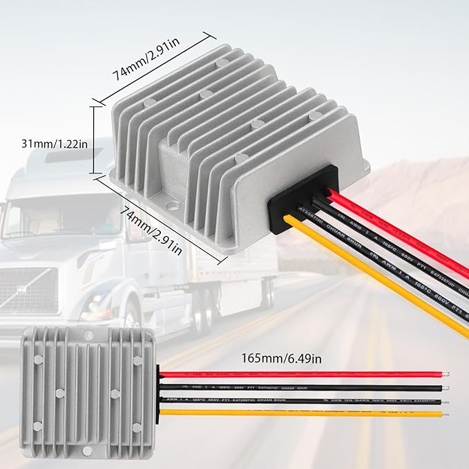 ELFCULB 8V-40V to 12V Voltage Regulator 10A 120W DC Step Down UP Converter - Image 4