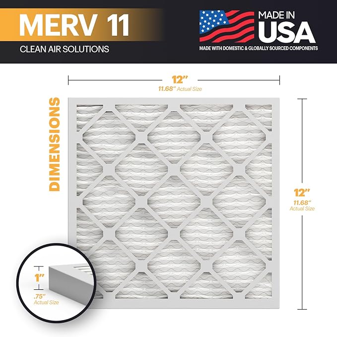 BNX TruFilter 12x12x1 Air Filter MERV 11 - Image 2