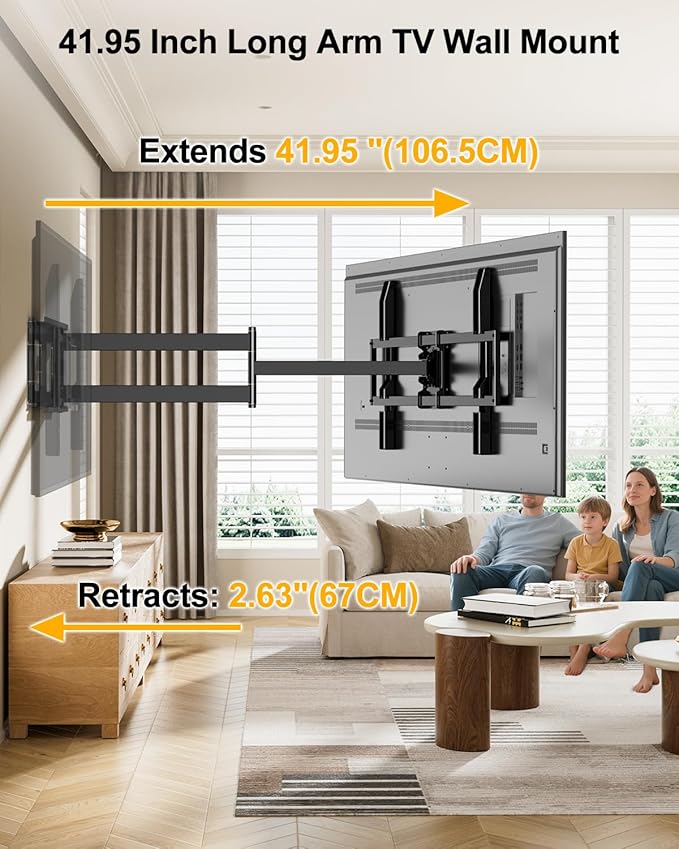 FORGING MOUNT Long Arm Full Motion TV Wall Mount - Image 4