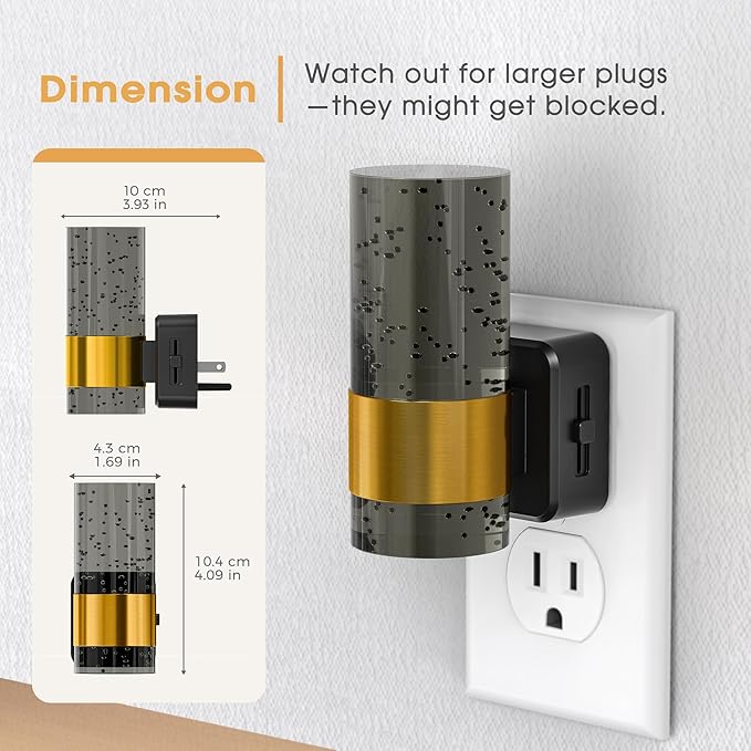 Briignite Night Light, Dimmable Night Lights Plug into Wall, LED Night Light - Image 4