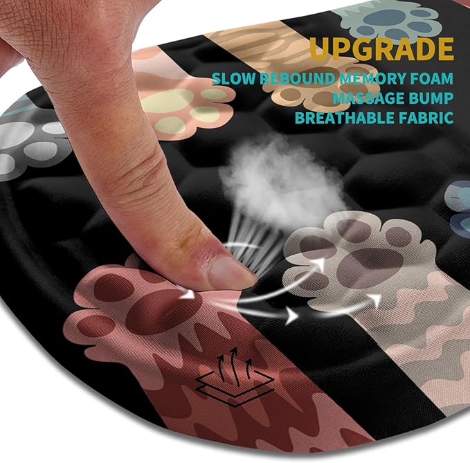 Hokafenle Ergonomic Mouse Pad Wrist Support, Wrist Rest Mousepad - Image 2