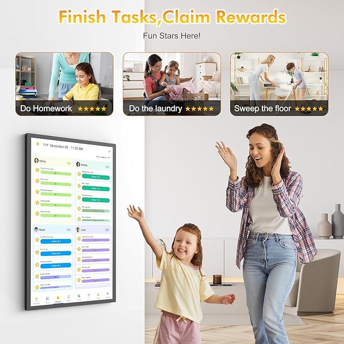 24" Digital Calendar Chore-Chart for-Family-Schedule - Image 4