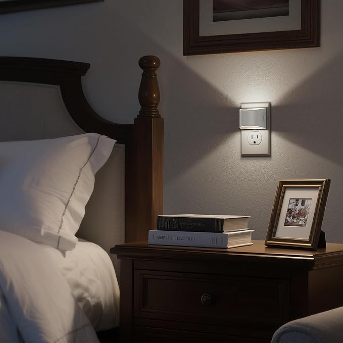 DORESshop LED Night Light, Night Lights Plug into Wall, 3 Level Brightness - Image 3