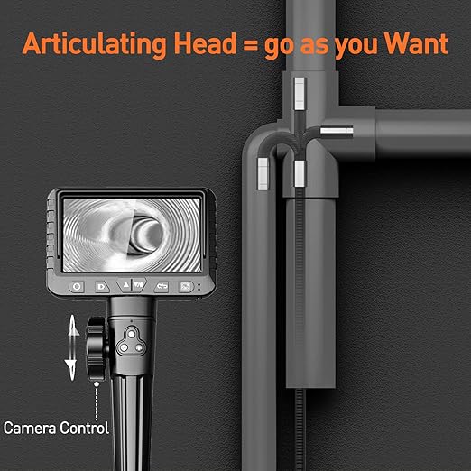 DXZtoz 10FT Articulating Borescope, Inspection Camera - Image 2