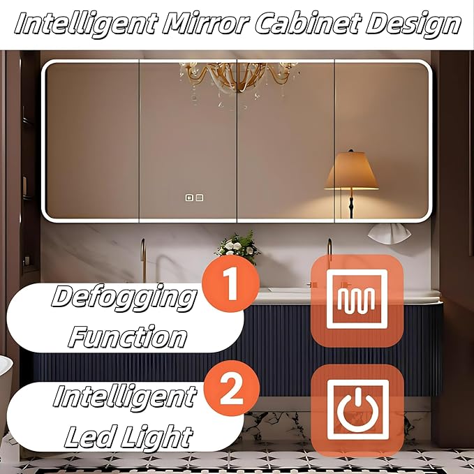 Bathroom Vanity with Double Sinks - Image 3