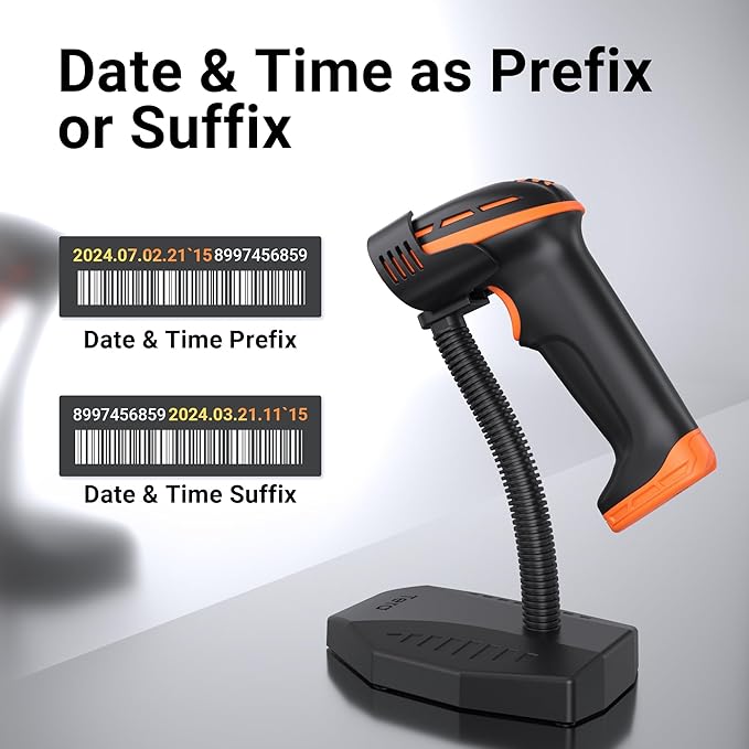 Tera Pro Barcode Scanner with Power Switch Battery Level Indicator Replaceable - Image 8