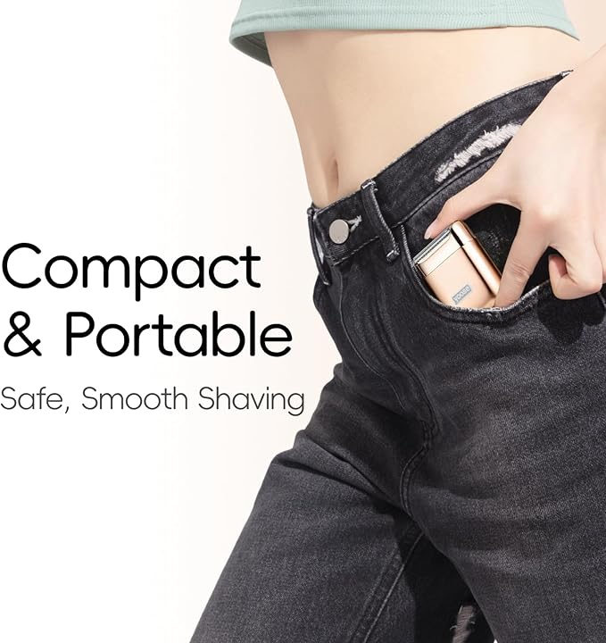 yoose Electric Razors for Women, IPX7 Alloy Body Bikini Trimmer for Women - Image 4