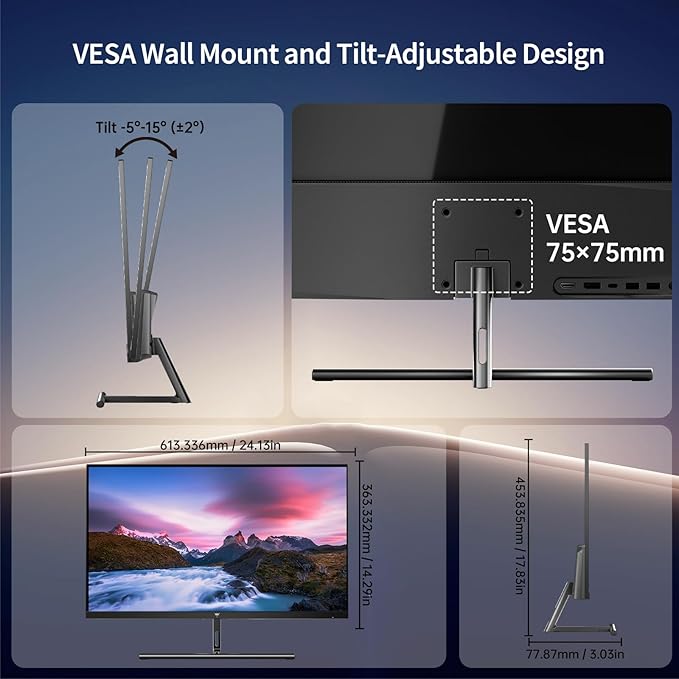 KTC 5K Monitor 27 Inch: Dual Mode 5K @60Hz / 2K@160Hz Computer Monitor - Image 9