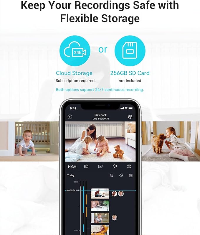 blurams 5G Cameras for Home Security, 2K Pet Camera - Image 7