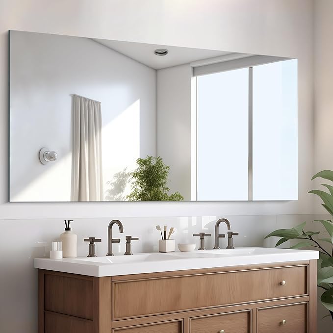 CILIBER Frameless Mirror, 30x60 Inch Large Bathroom Mirrors by CILIBER