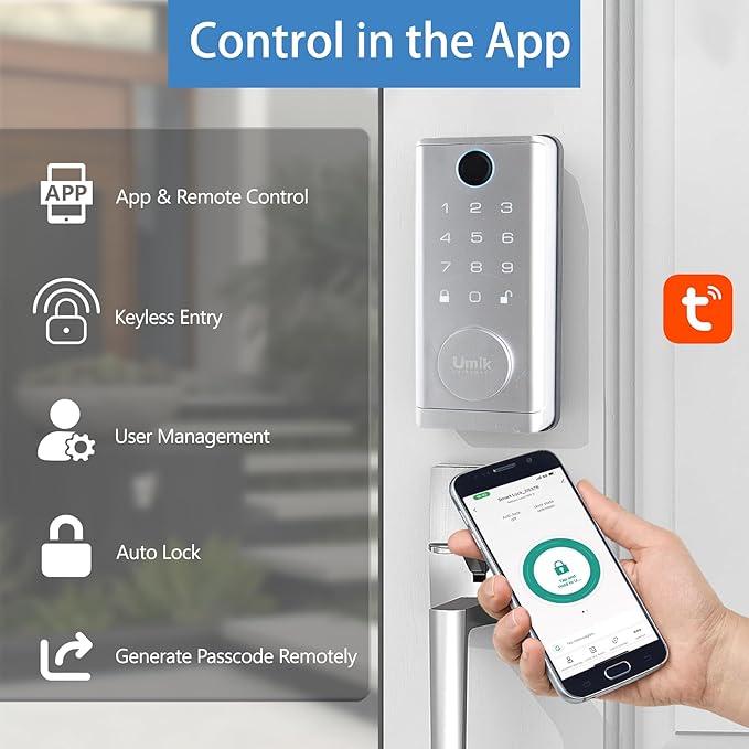 UMIK UMIKSMART Fingerprint Door Lock - Image 4