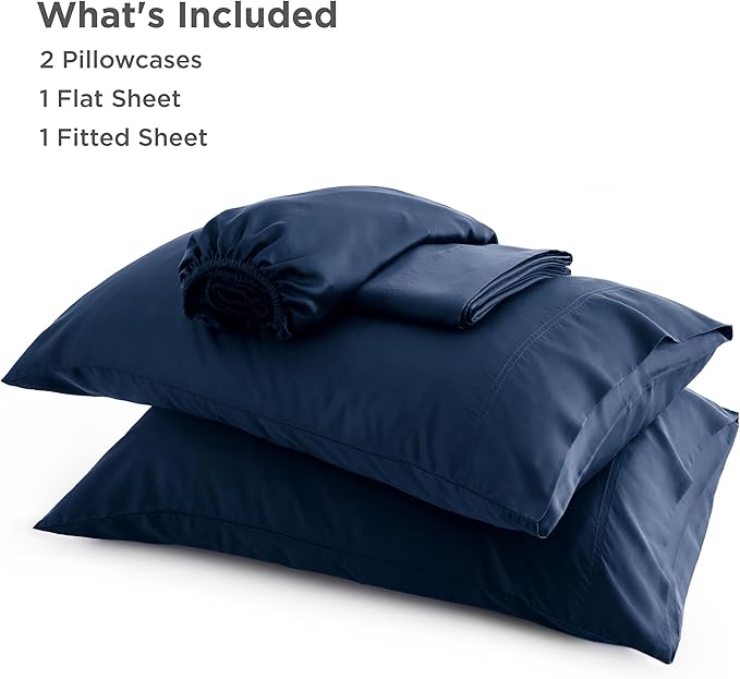 Bedsure Queen Sheet Set, Rayon Derived from Bamboo, Cooling Sheets, Breathable - Image 7