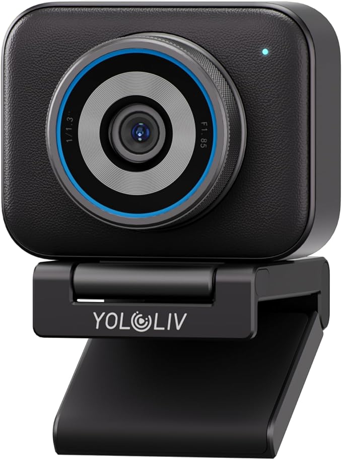 YOLOLIV YoloCam S3-4K Streaming Webcam, DSLR-Like Control, Cinematic Effects by YOLOLIV