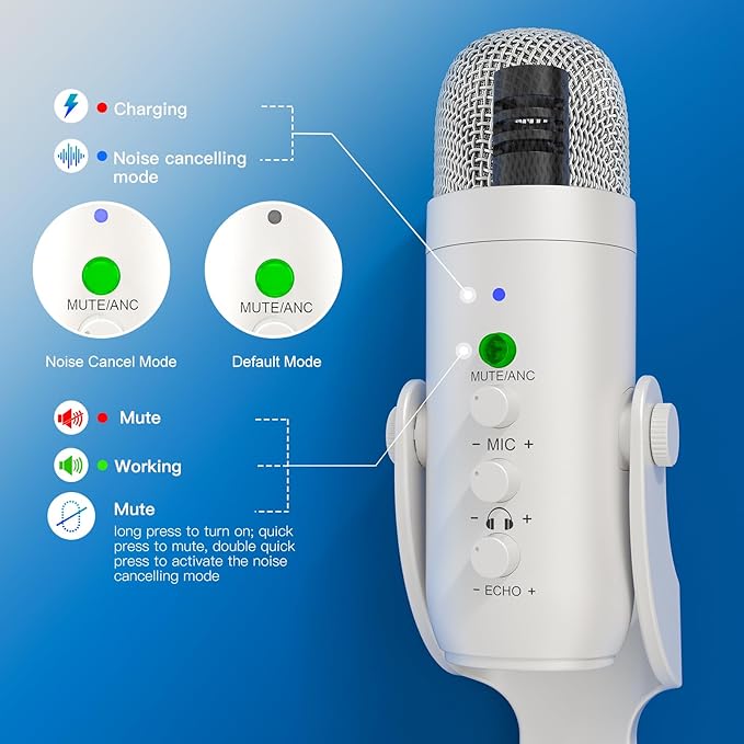 ZealSound Wireless Microphone, USB Mic - Image 4