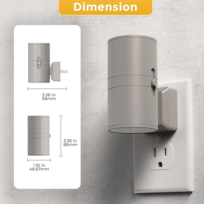 L LOHAS LED Night Light Plug in, 2 Pack, Night Lights Plug into Wall, Light - Image 7