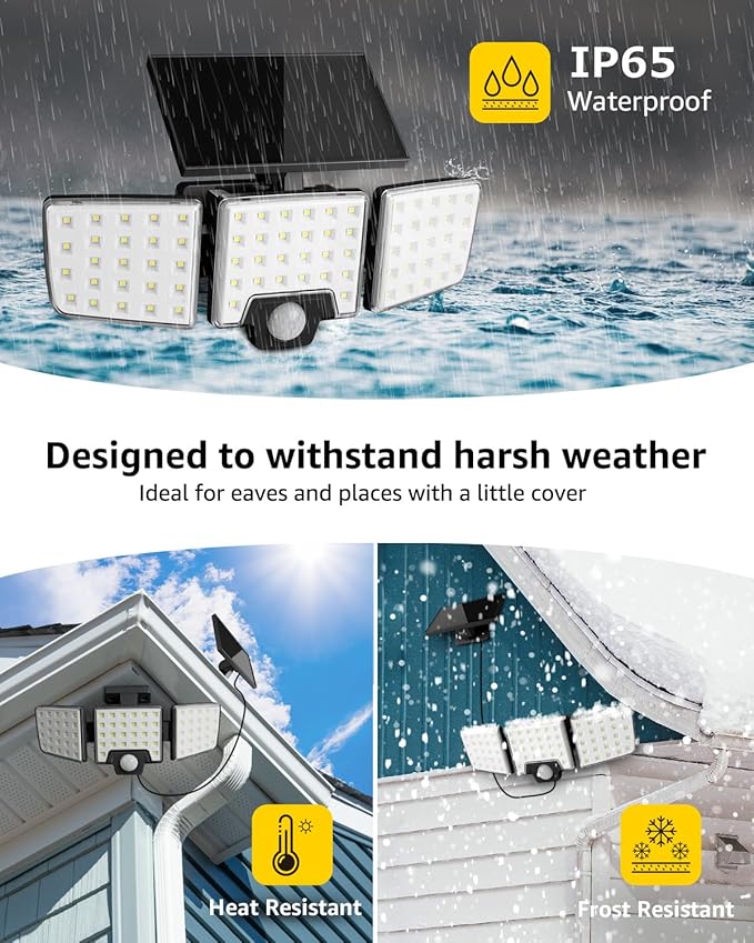 Lepro Solar Security Lights Outdoor Motion Sensor, 2 in 1 Separated and - Image 6