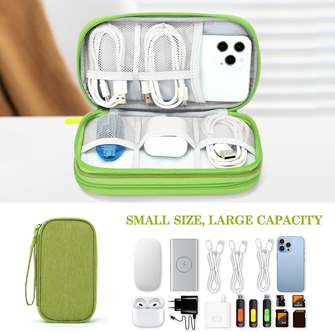FYY Travel Cable Organizer Pouch Electronic Accessories Carry Case Portable - Image 6