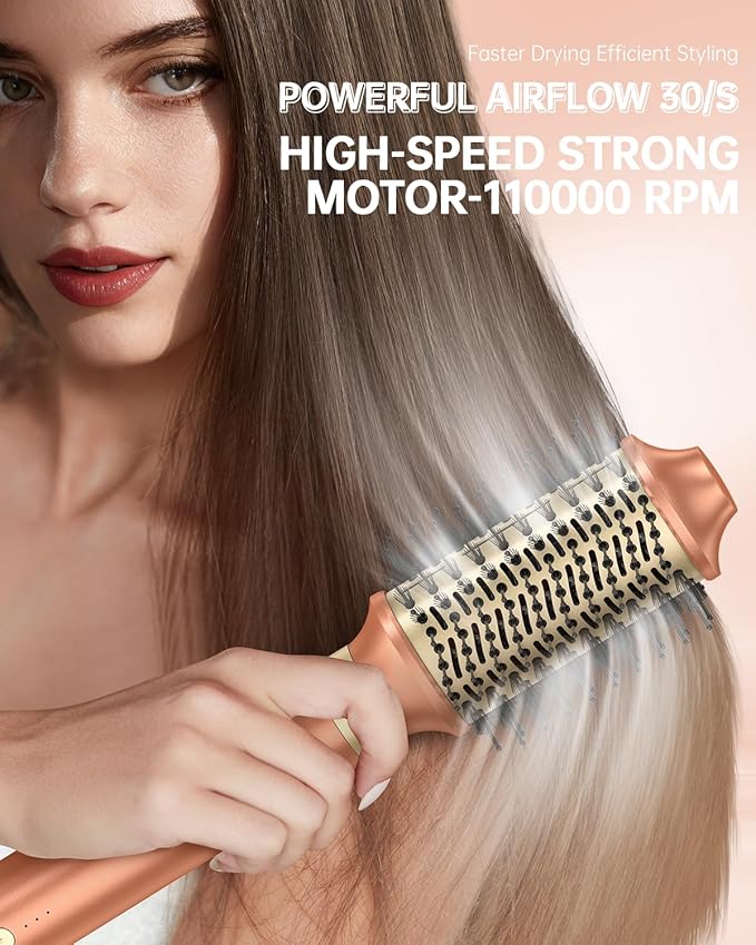 webeauty 6 in 1 Hot Air Styler, High-Speed Negative Ionic Hair Dryer - Image 3