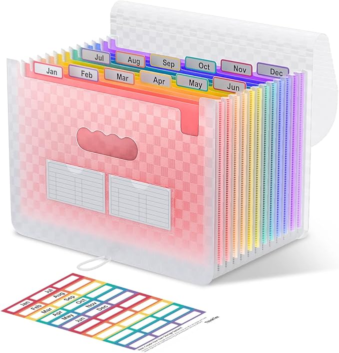 ThinkTex Accordion File Organizer, 12 by ThinkTex