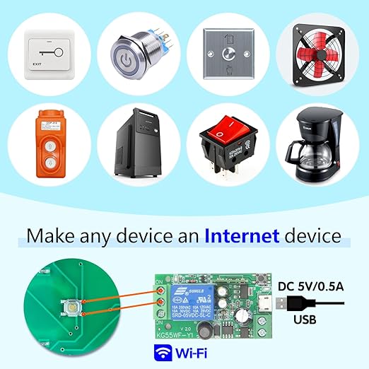 DieseRC 4x1 Channel WiFi Smart Switch - Image 3