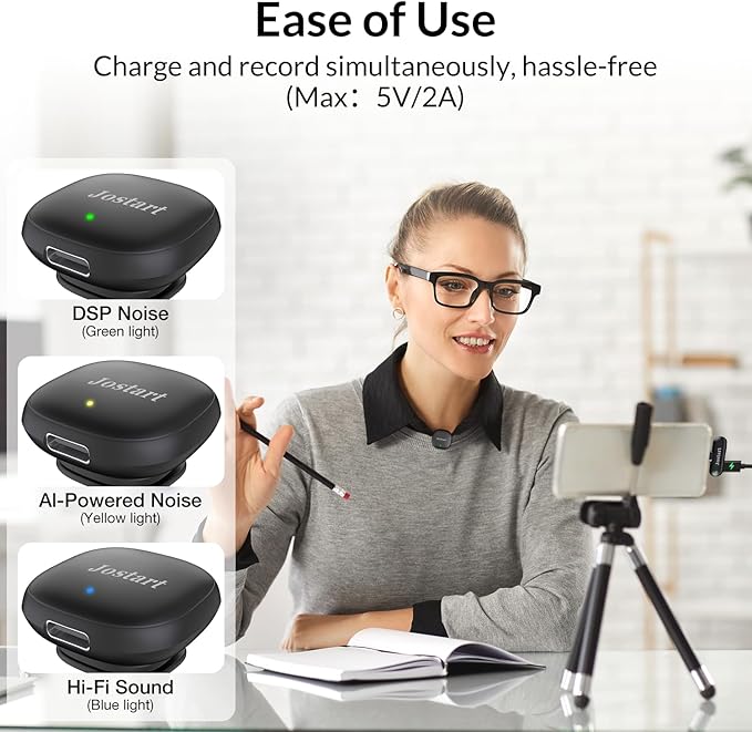 JOSTART Wireless Mini Microphone - Image 7
