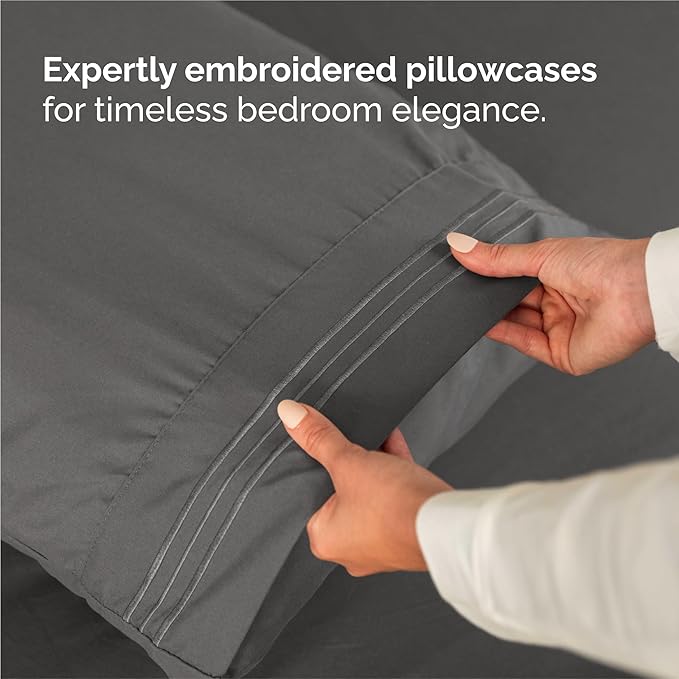 Split King Size 5 Piece Sheet Set - Image 6