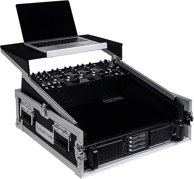 Sound Town 2U Glide Style Rack Case by SOUNDTOWN