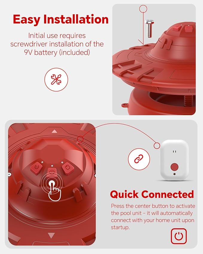 Pool Alarm, Floating Pool Safety Alarms - Image 3
