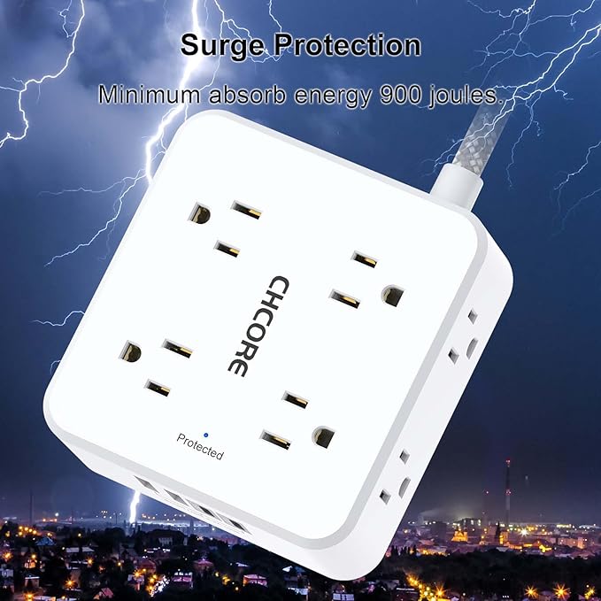 Surge Protector Power Strip - Image 6