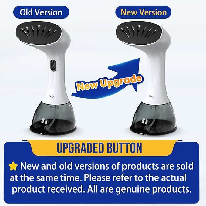 Rolipo Steamer for Clothes 1350W, Clothes Steamer for Home, Upgraded 400ML - Image 2