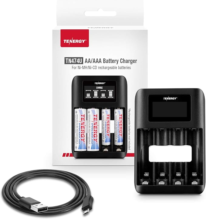 Tenergy TN474U 4-Bay NiMH/NiCD Battery Charger - Image 9