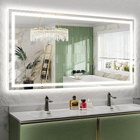 YEELAIT 68x36 Inch LED Bathroom Mirror by YEELAIT