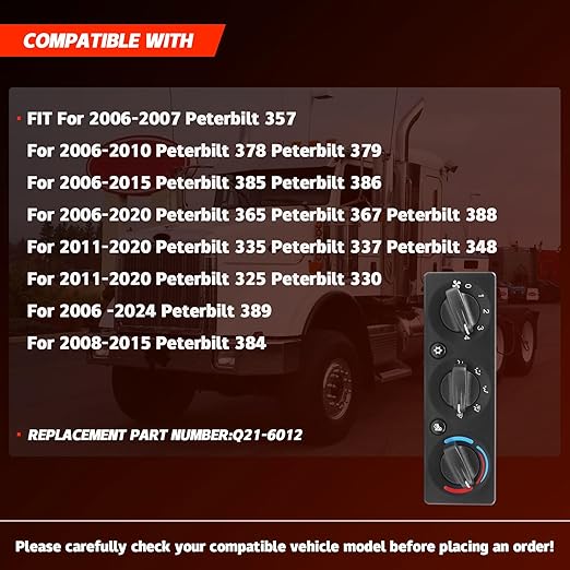 A/C Control Panel Compatible - Image 2