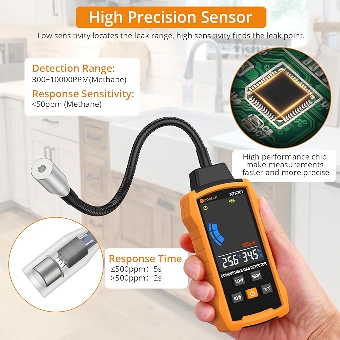 Neoteck Natural Gas Detector Gas Leak Detector - Image 2