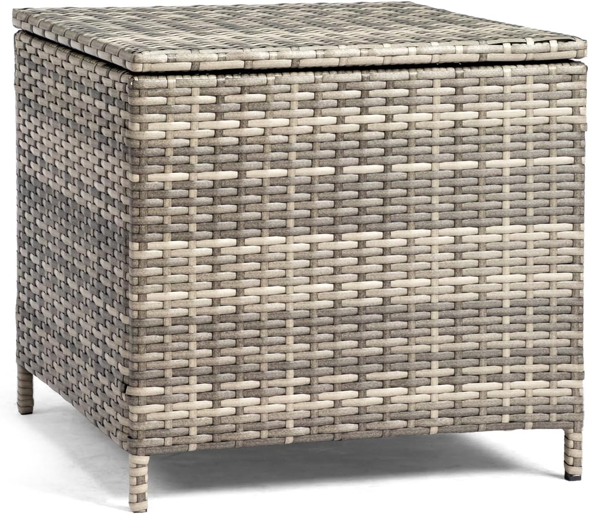 vingli 27 gallon outdoor deck box, wicker outdoor, main product view