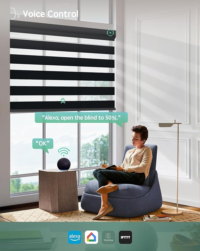 Yoolax Motorized Zebra Blinds Works - Image 3