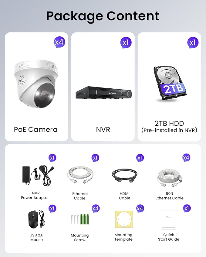 Loocam POE Security Camera System 4K - Image 9