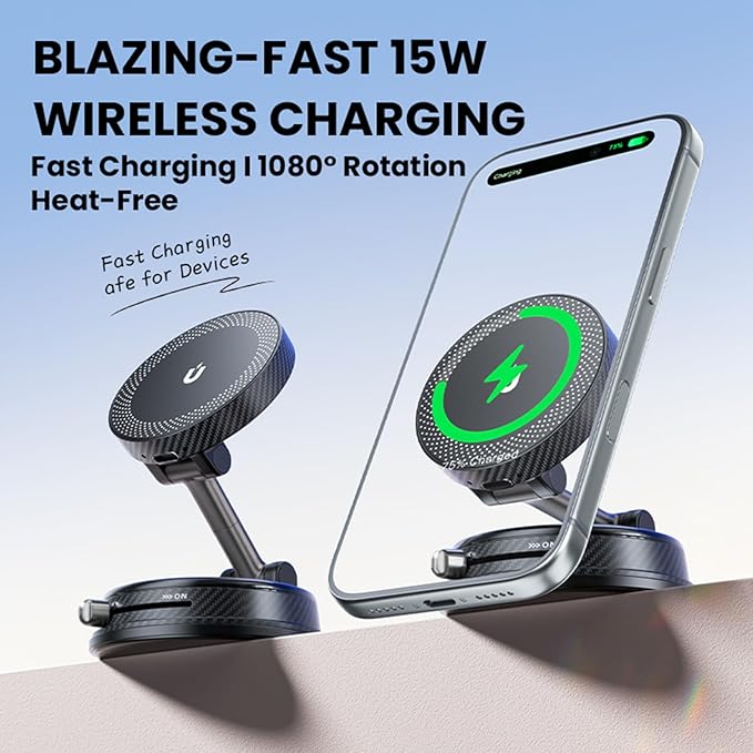 360° Adjustable Radio Magnetic Suction Phone Holder - Image 7