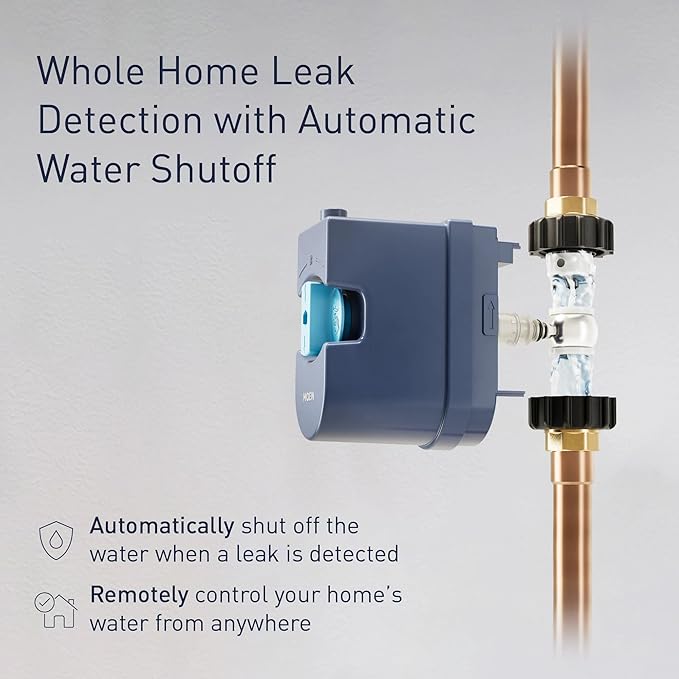 Moen Flo Smart Water Monitor and Automatic Shutoff Sensor, Wi-Fi Water Leak - Image 2