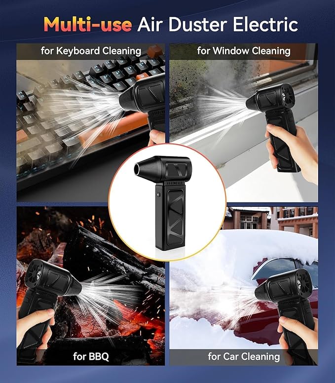 YUHUO Upgraded Compressed Air Duster, 360000 RPM Electric Air Duster - Image 6