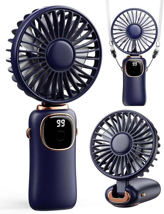 coldSky Portable Handheld Fan, 4000mAh Battery Operated Fan by Fabricshaver
