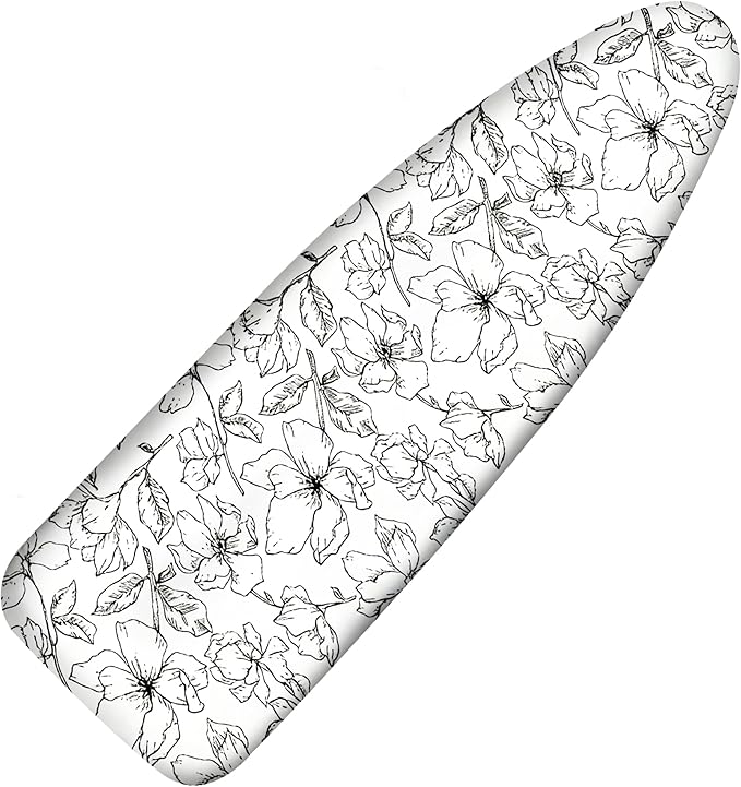 Ironing Board Cover and Pad, 18x49 Extra Wide Thick Iron Padding, Scorch & by Dalykate