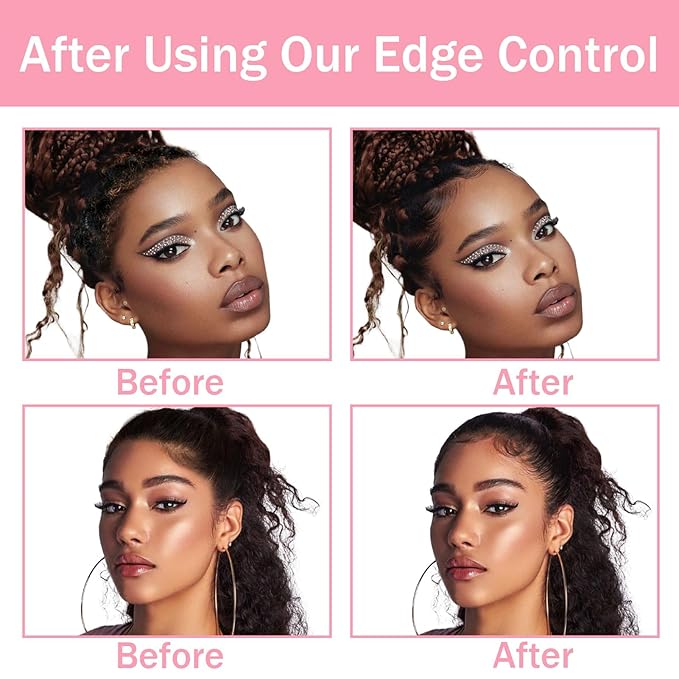 8.25 OZ Edge Control Wax for Women Strong Hold Non-greasy Edge Smoother - Image 5