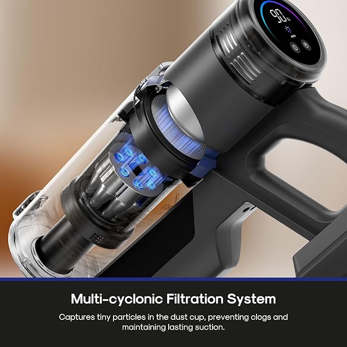 Eureka Cordless Vacuum Cleaner, Anti-Tangle Brushroll, Rechargeable Stick Vacuum - Image 7