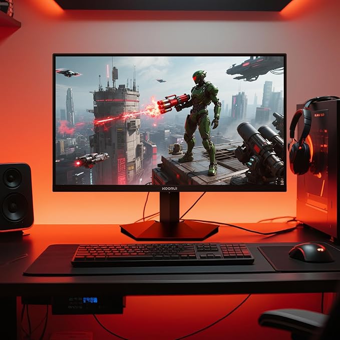KOORUI 24.5 Inch Gaming Monitor 200Hz, FHD IPS Display, 90% DCI-P3 Color Gamut - Image 10