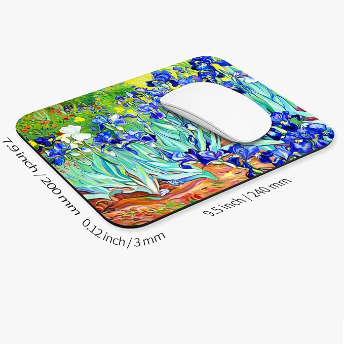 Armanza Square Mouse Pad Lrises, Personalized Premium-Textured Custom Mouse Mat - Image 2
