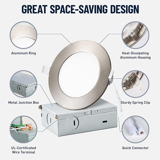 12 Pack Recessed Lighting 4 Inch - Image 4
