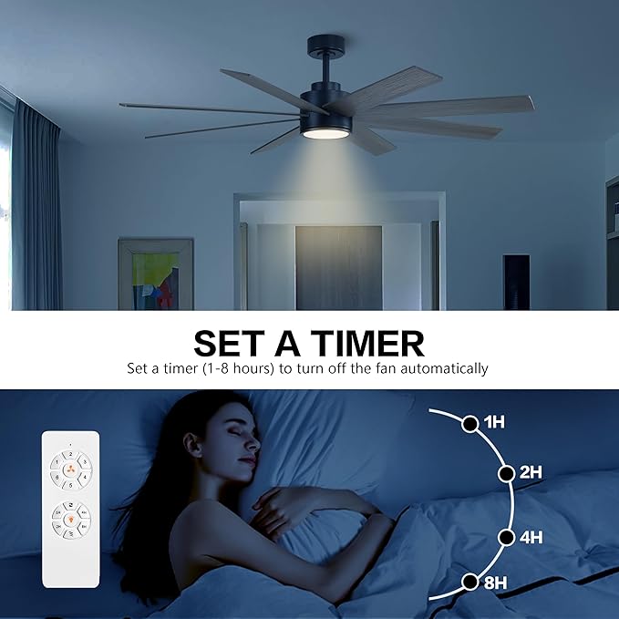 WINGBO 72" Large DC Ceiling Fans - Image 8