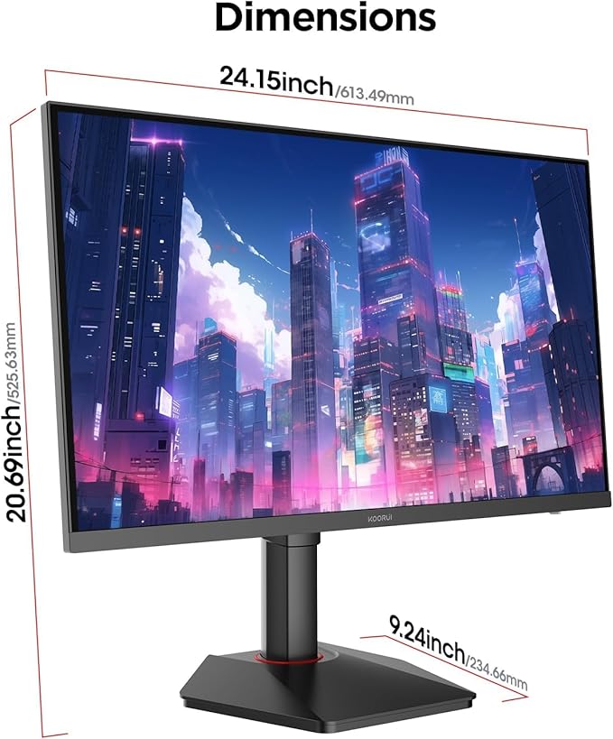 KOORUI 27 Inch 1440p Gaming Monitor 200Hz, Fast IPS Screen, 95% DCI-P3 Color - Image 10